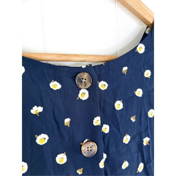 Madewell Button-Back Easy Dress in Daisy Dots Size XXS - Picture 9 of 13